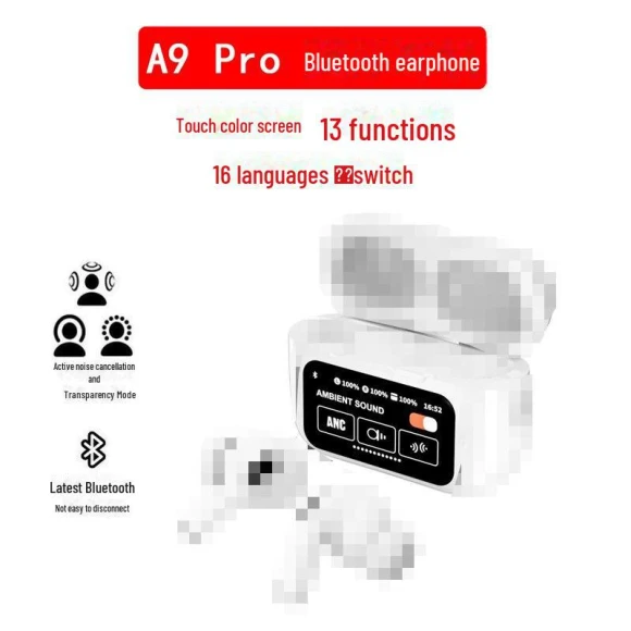 Bluetooth Headset with Color Screen — Wireless Earbuds, Huaqiangbei