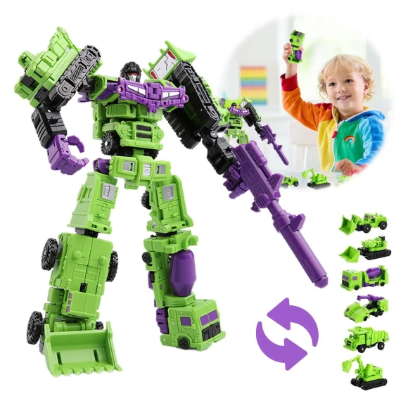 Six-in-One Engineering Machine Transformer Toy, Blouse