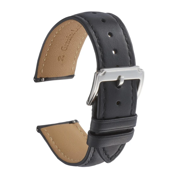 Smooth Leather Watch Strap, GOALMART