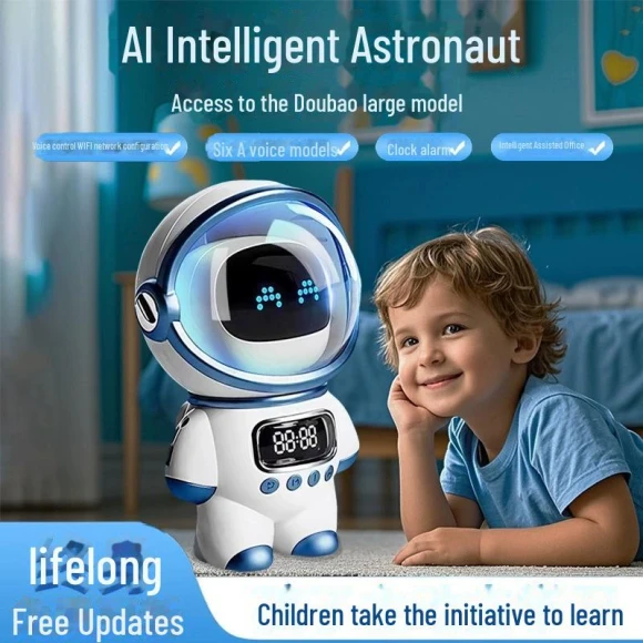 AI Astronaut Bean Bag Bluetooth Speaker, ElectroCN