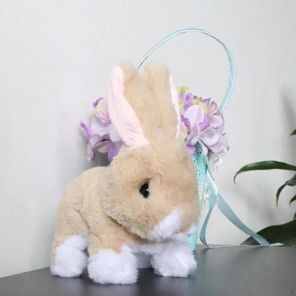 Interactive Jumping Bunny Plush Toy, baby and kids