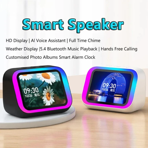Smart Bluetooth Speaker with Large Screen — Smart Speaker, ZJM Mall