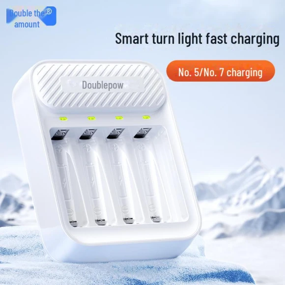 Smart Charger for AA NiMH Batteries, Doublepow Battery