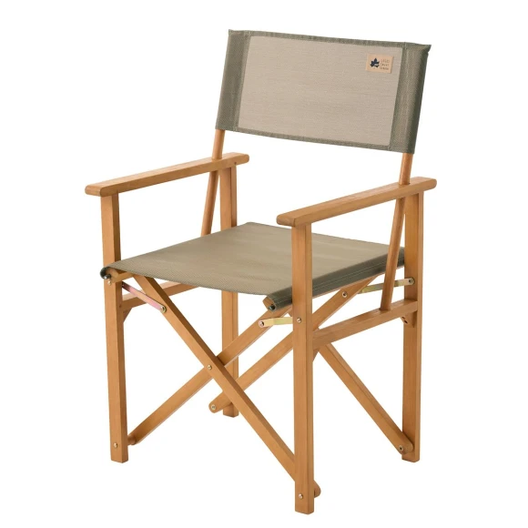 Smart Garden Wood Director's Chair — Ergonomic Chair, LOGOS