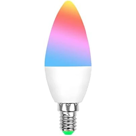 Smart RGBCW Candle Bulb — Smart Light Bulb