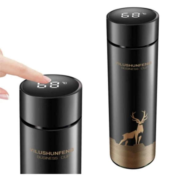 Smart Temperature Display Thermos — Smart Water Bottle, Environmentally Reusable PD