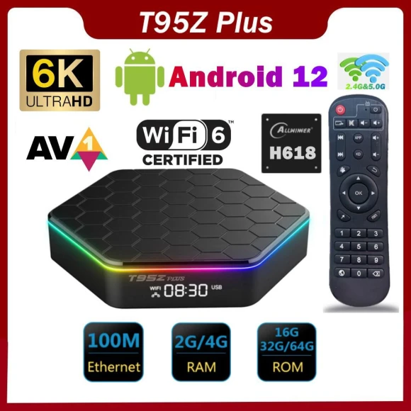 TV BOX Android 12 Smart — Smart TV, Top