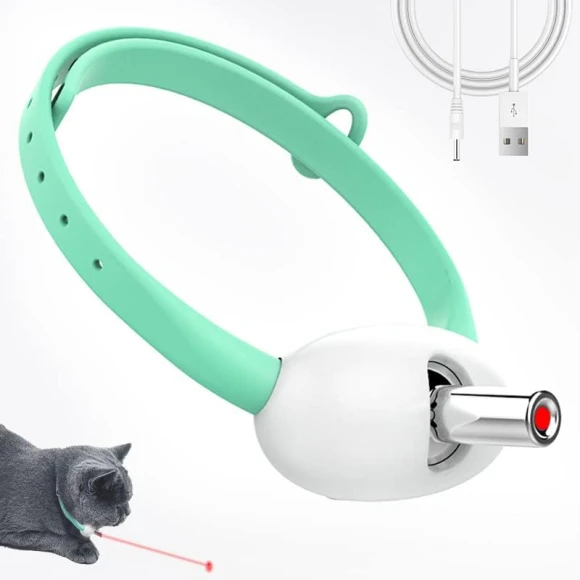 Automatic Laser Pointer Cat Collar — Automatic Cat Toy, TK T
