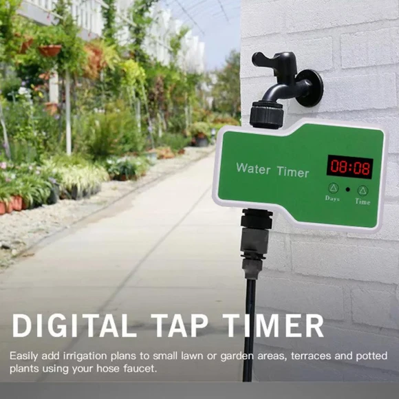 Garden Watering Controller with LCD Screen — Irrigation System, TOMTOP JMS