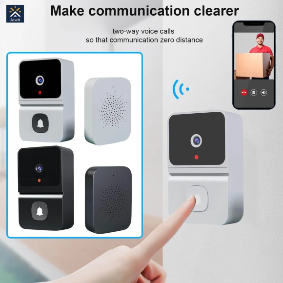 Smart Wireless Video Doorbell — Video Doorbell, Niubiplus