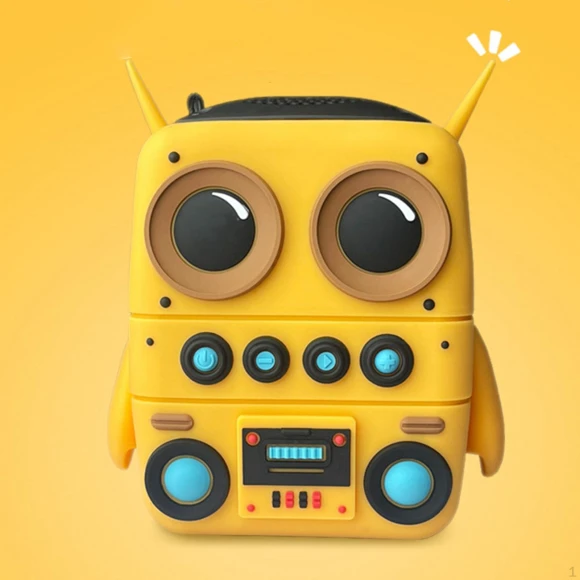 Wireless Robot Subwoofer Speaker, Qiline