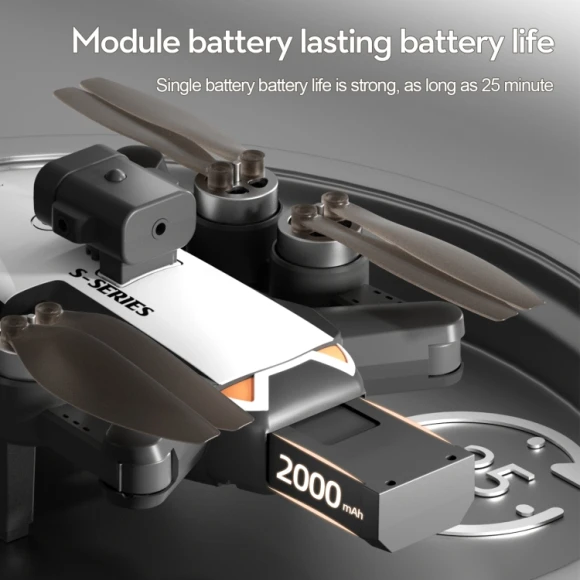 Obstacle Avoidance Brushless Dual Lens Aerial Photography Folding Drone — Drone