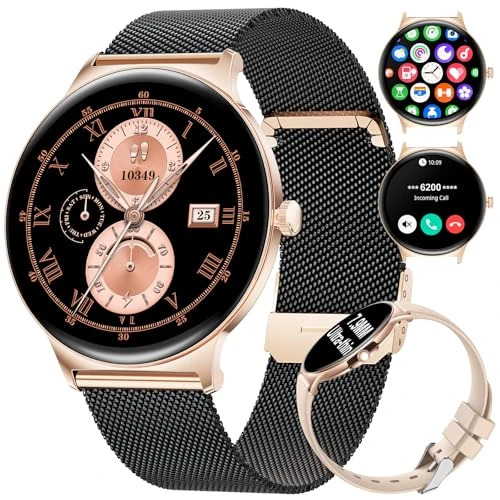 Elegant Rose Gold Smartwatch — Smart Watch, LIGE
