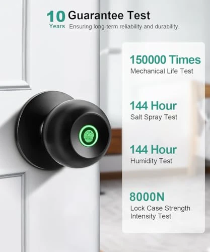 Smart Fingerprint Door Knob — Smart Lock, KLLOQUE
