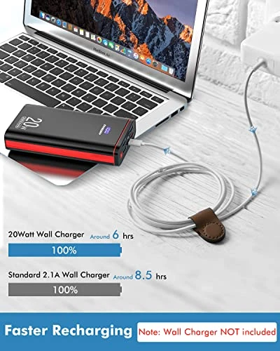 USB C Portable Charger PD 20W Fast Charging Power Bank — Power Bank, Ayeway