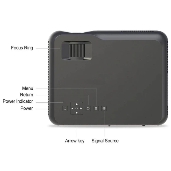 5.8 inch LCD Screen HD Smart Projector — Smart Projector, DH