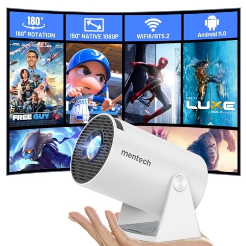 Mini Projector With WiFi and Bluetooth — Smart Projector, Mentech