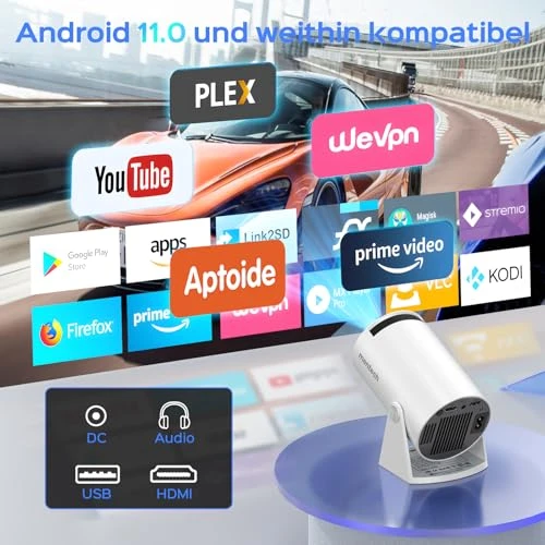 Mini Projector With WiFi and Bluetooth — Smart Projector, Mentech