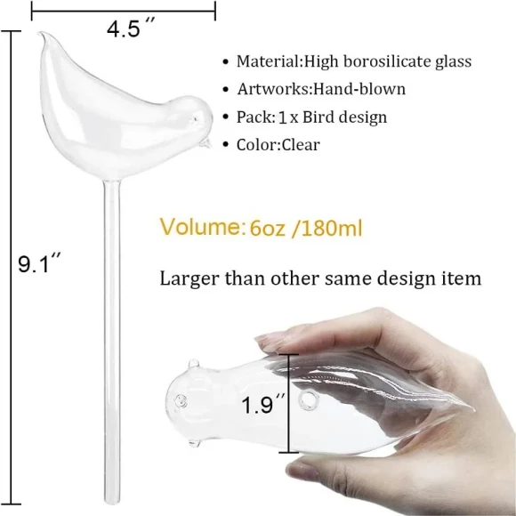 Self-Watering Plant Glass Bulbs