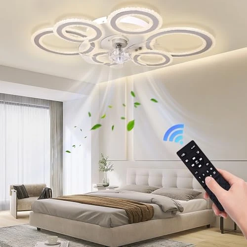 Smart Ceiling Fan with Lights and Remote — Smart Fan, AFWAO