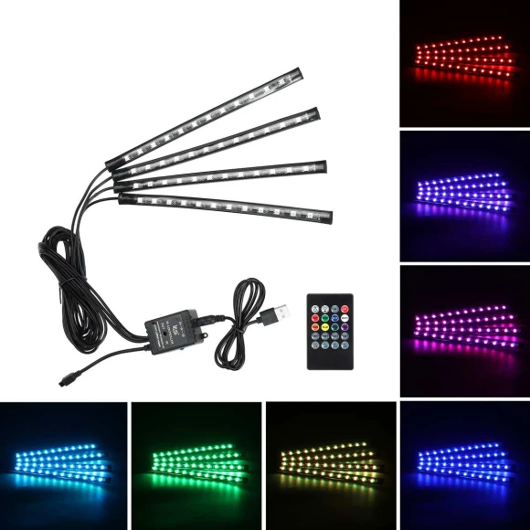 Remote Control for 48 LED Atmosphere Lamps — LED Strip Lights, JOHO
