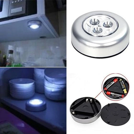 3LED4 Light Touch Head Reading Lamp, Sock