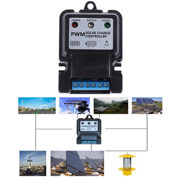 Automatic Solar Panel Charge Controller — Solar Charge Controller, Seclusion Snow