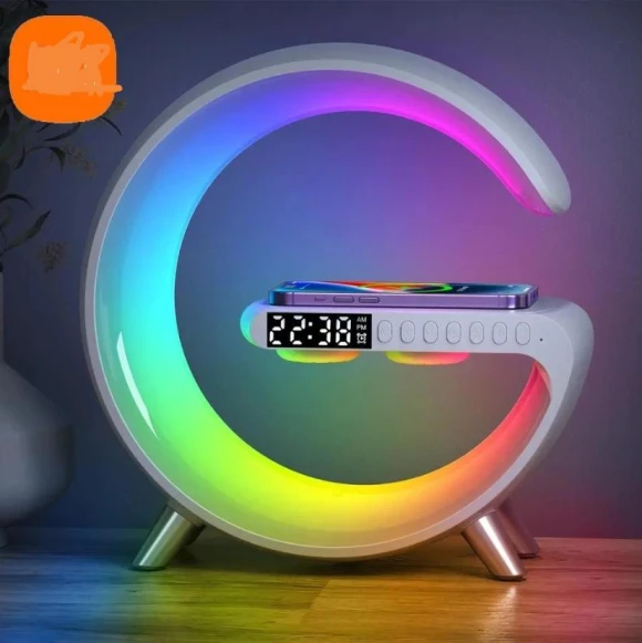 Smart Light Wireless Bluetooth Speaker Alarm Clock — Desk Lamp, Xiaomimijia