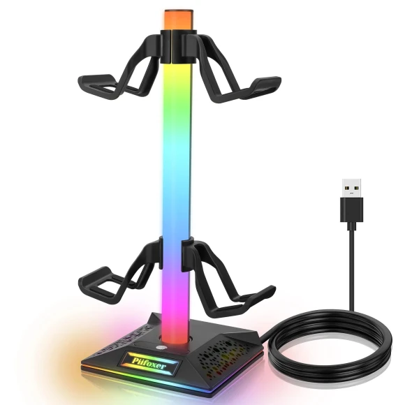 RGB Gaming Controller and Headphone Stand, FourAll