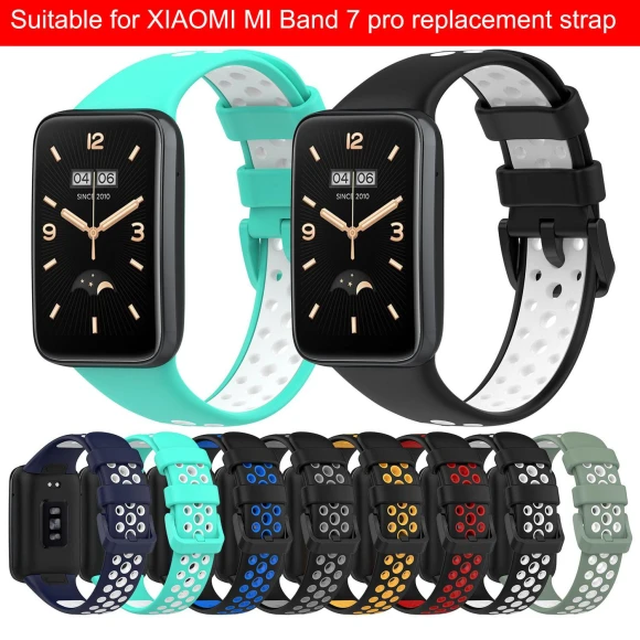 Silicone Strap for Mi Band 7 Pro, Vegetables