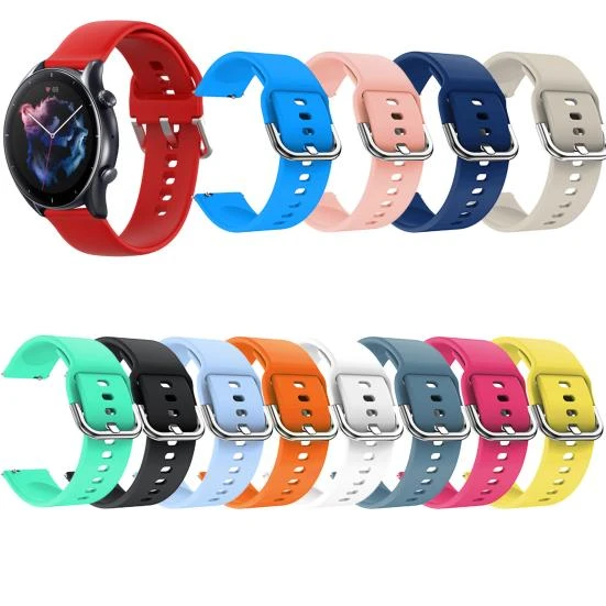 Soft Silicone Waterproof Smart Watch Strap, caicaichen