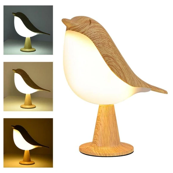 Rechargeable Touch-Sensitive Bird Night Light, Super Dream Home