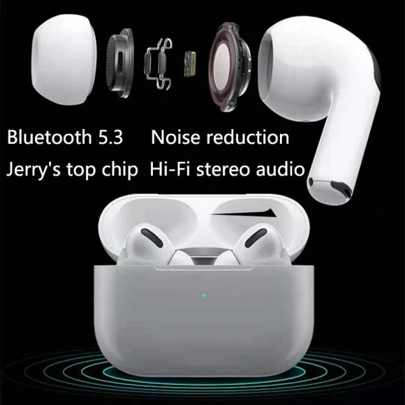 Wireless Bluetooth Earbuds with Noise Cancellation — Wireless Earbuds, HXR Electronic Mall