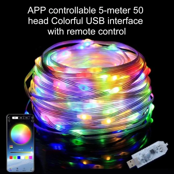 Christmas Lights with Shape Display Function, Be a good person