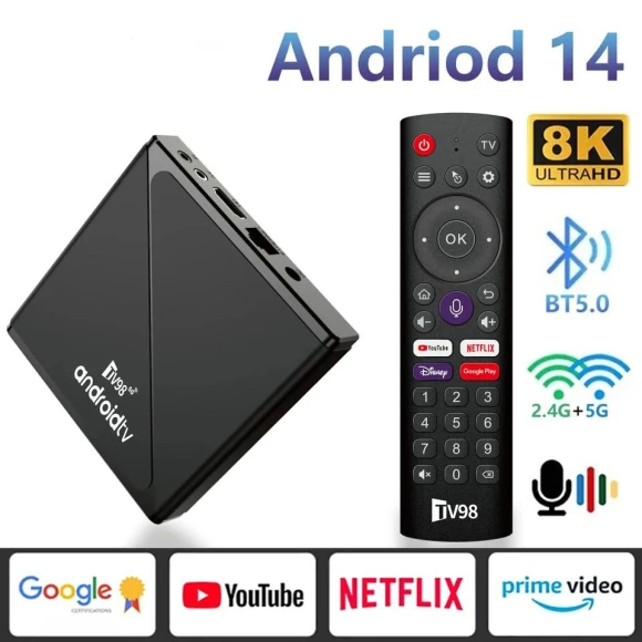 8K Android TV Box — Smart TV, Tanix