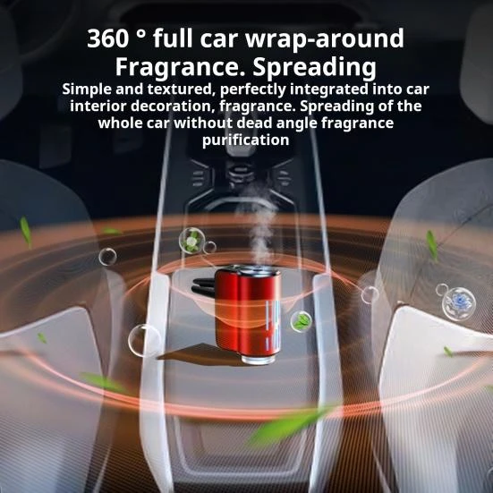 Rechargeable Car Air Freshener Diffuser — Essential Oil Diffuser, Car Maintenance