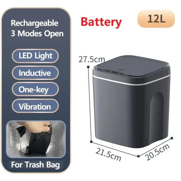 Automatic Sensor Trash Can — Smart Trash Can, Dongfang HOME C