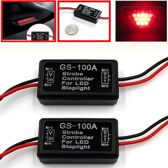 LED Brake Light Strobe Flash Controller Module — Smart Bike Light, Dulcet
