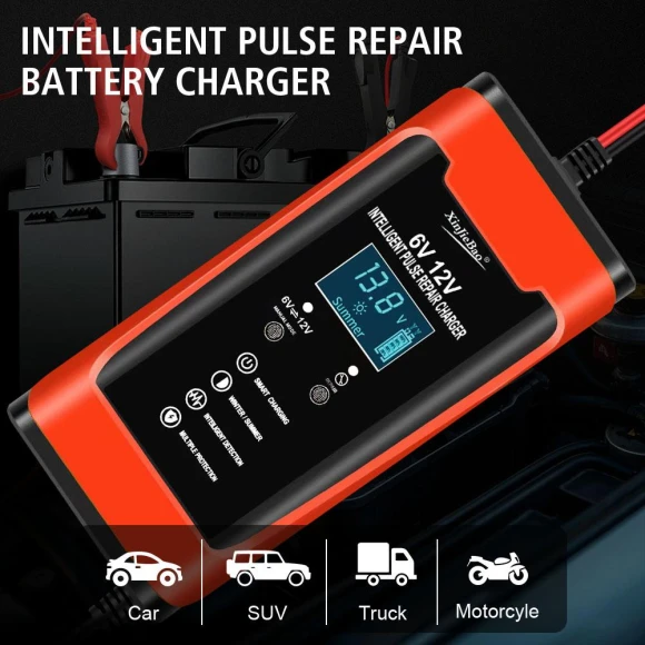 Universal Pulse Repair Smart Fast Charger, FORAUTO