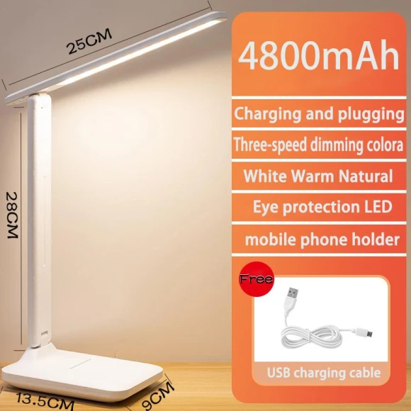 USB Touch Foldable Desk Lamp with Adjustable Brightness — Desk Lamp, Binchi Lighting Appliances