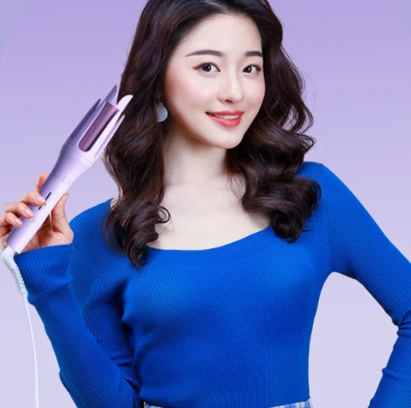 32mm Smart Sensor Fully Automatic Curling Wand Motorized Rotary Automatic Hair Curler