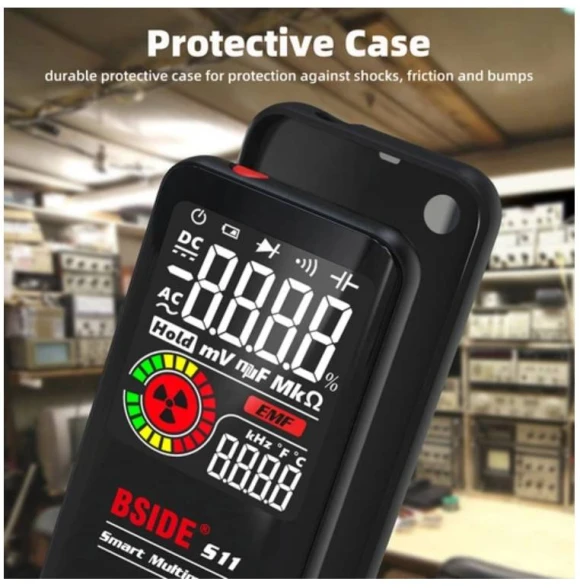 Electromagnetic Radiation Detector Multimeter with Color Screen, BSIDE