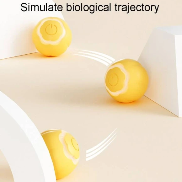 Intelligent Rolling Ball Motorized Toy for Cats — Automatic Cat Toy