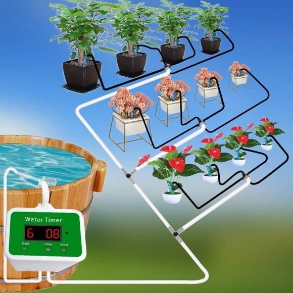 Intelligent Drip Irrigation Automatic Watering Timer — Irrigation System, Home Intelligent