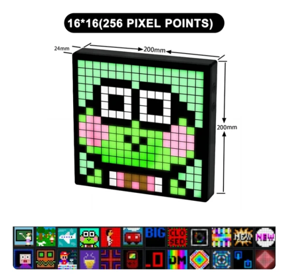 Smart LED Pixel Array RGB Display DIY Graffiti Art Display