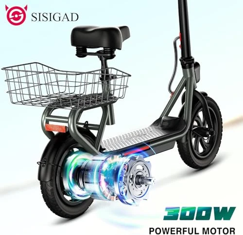 Electric Scooter with Seat — Electric Scooter, SISIGAD