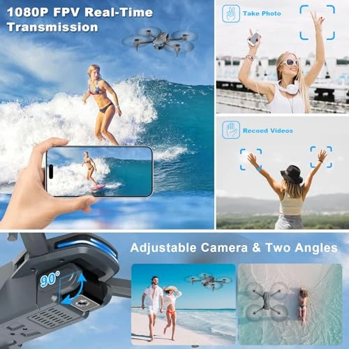 Foldable Drone with Camera — Drone, Velcase