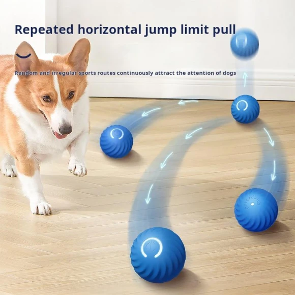 Gravitational Jumping Smart Rechargeable Pet Companion — Automatic Cat Toy, Sock