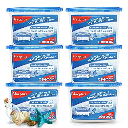 Moisture Absorbers 6 Pack — Dehumidifier, Vacplus