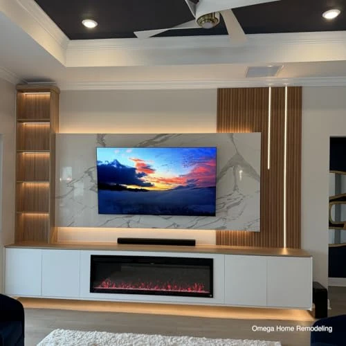 Smart Electric Fireplace, Touchstone